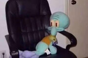 Squidward-on-a-Chair