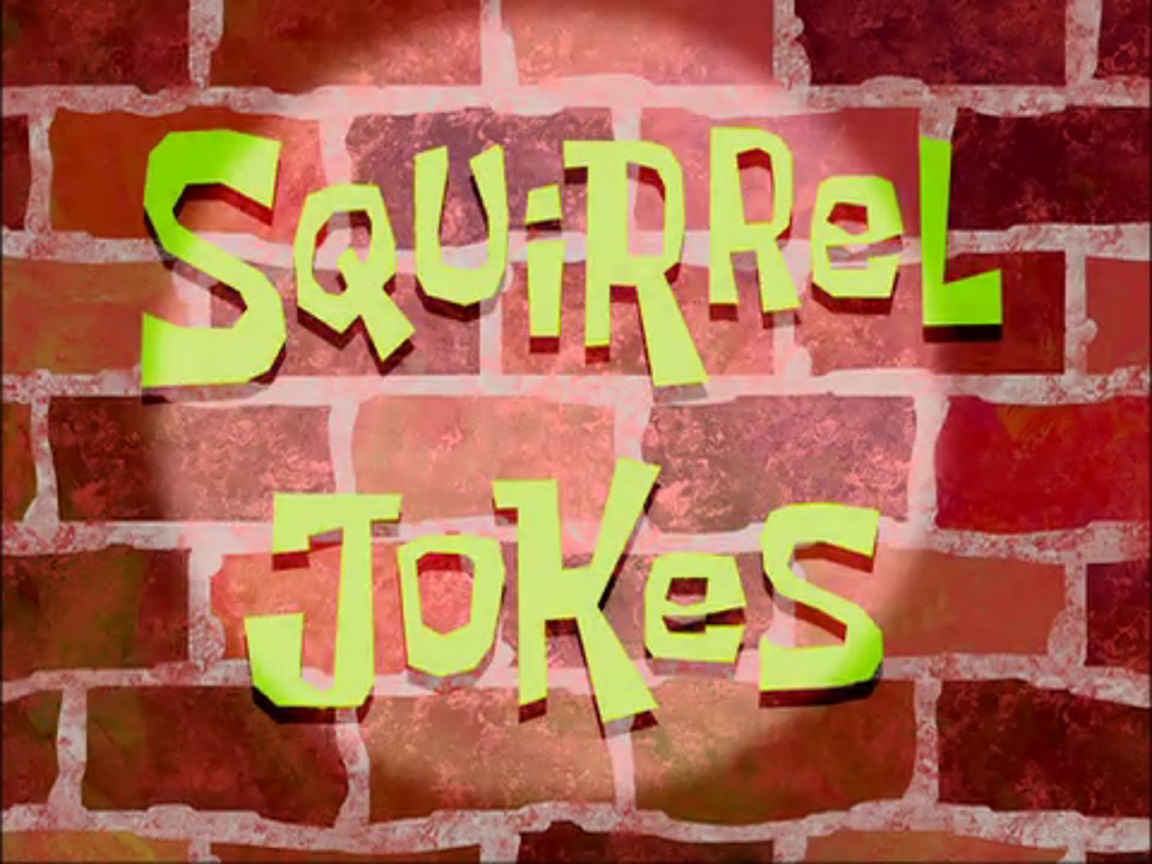 Resultado de imagem para spongebob squirrel jokes
