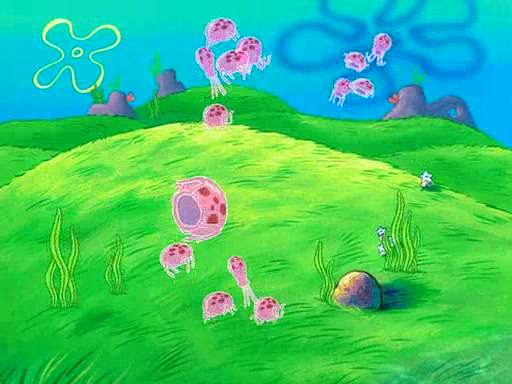 Spongebob Squarepants Wallpaper Jellyfish Fields