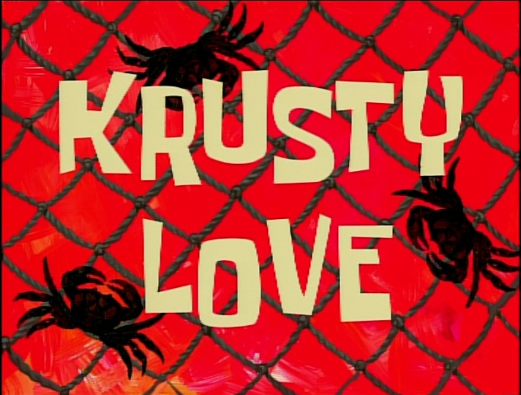 Resultado de imagem para spongebob krusty love