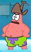 Patrick Wearing a Cowboy Hat