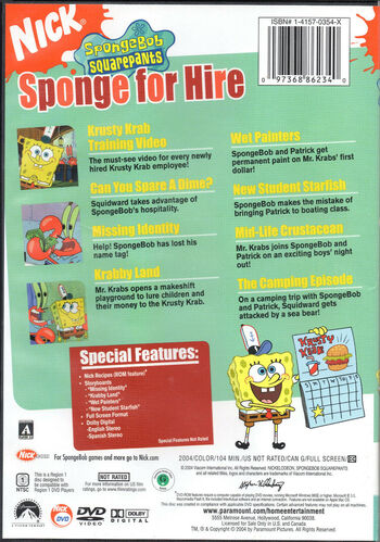 Sponge for Hire | Encyclopedia SpongeBobia | FANDOM powered by Wikia