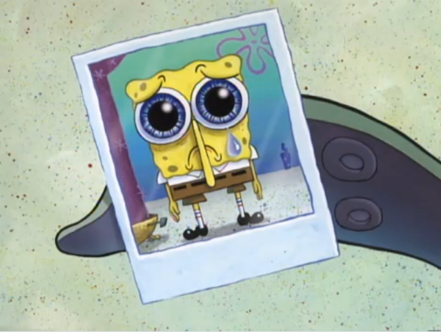 Embarrassing Photo Of Spongebob At The Christmas Party