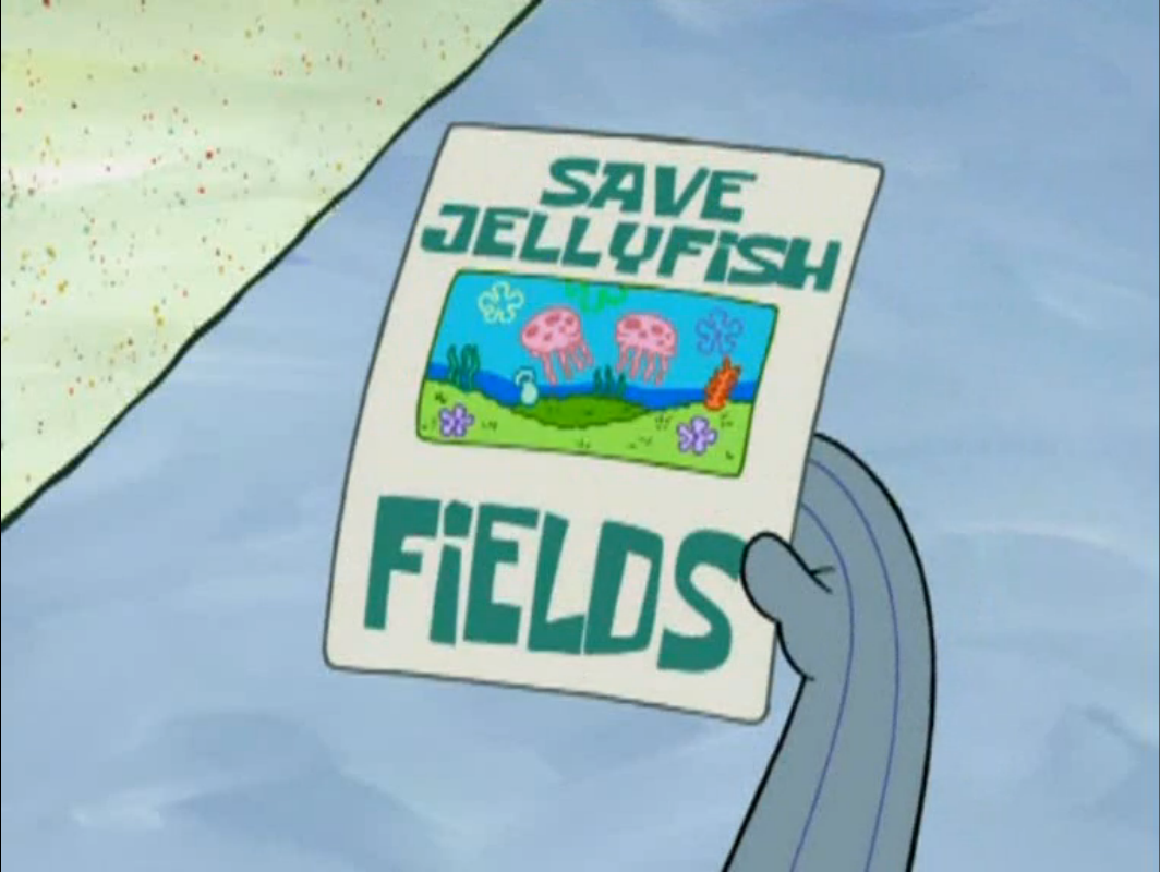 Give Jellyfish Fields A Chance Encyclopedia Spongebobia - 