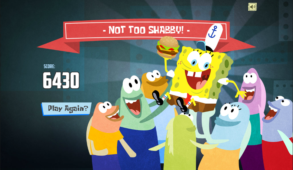 Image SpongeBob, You're Fired! game) Not too Shabby!.png