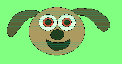 HOLOGRAM HAPPY DOG