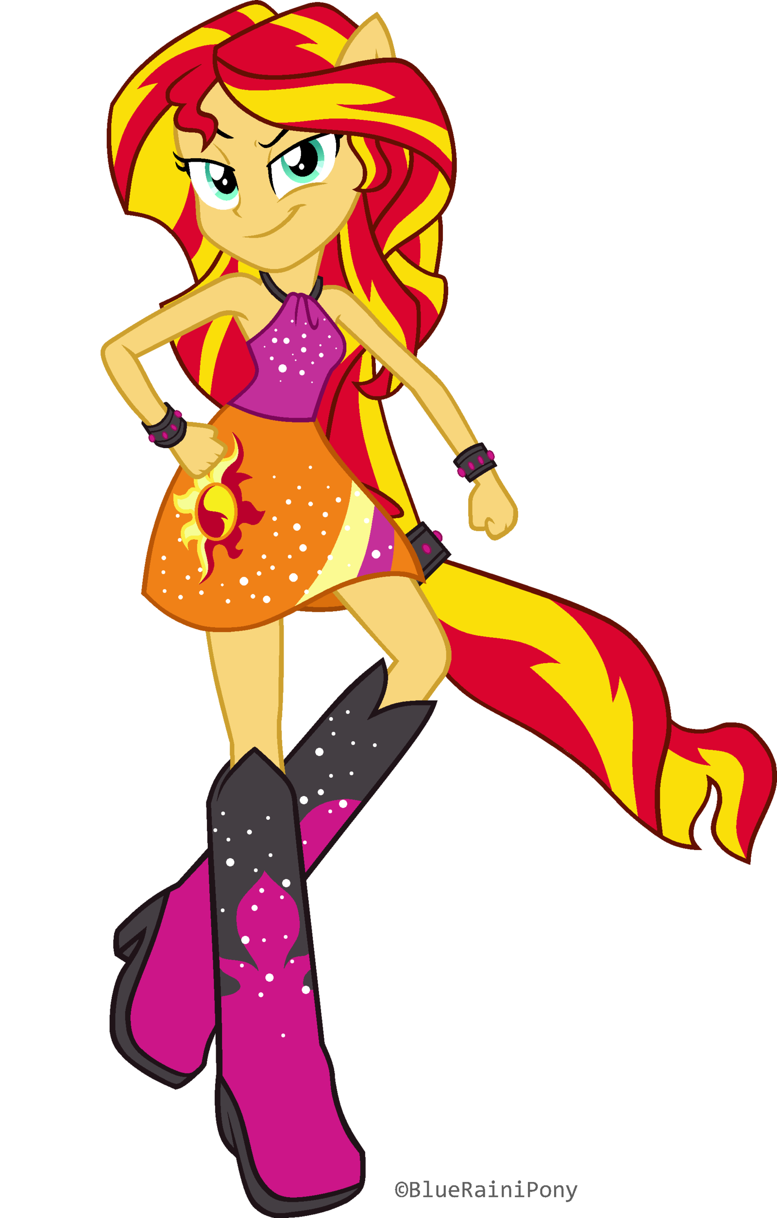 image sunset shimmer equestria girls ponied up png spongebob