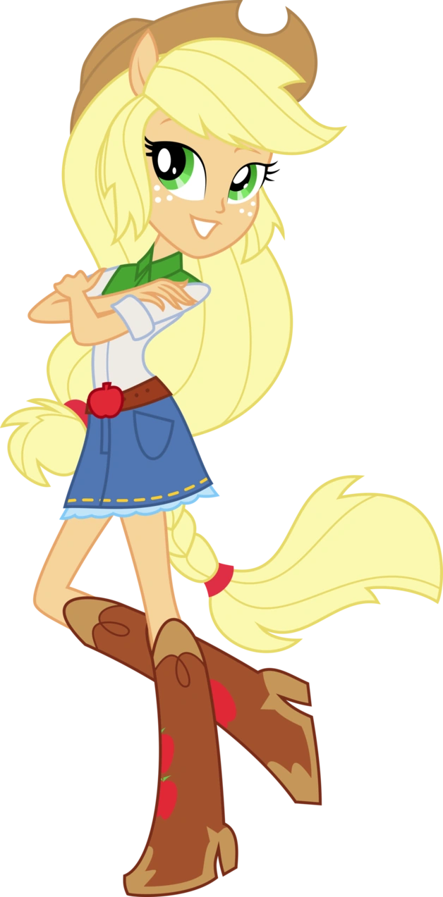 Image Applejack (Equestria Girls Ponied Up).png SpongeBob & Friends