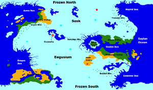 Coldaron Globe Map