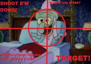 Shoot Squidward