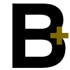 B+ rating