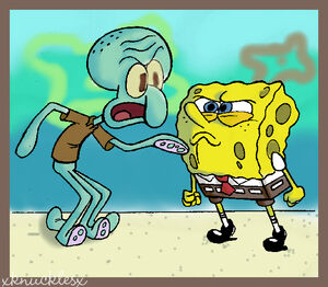 Squidward and Spongebob