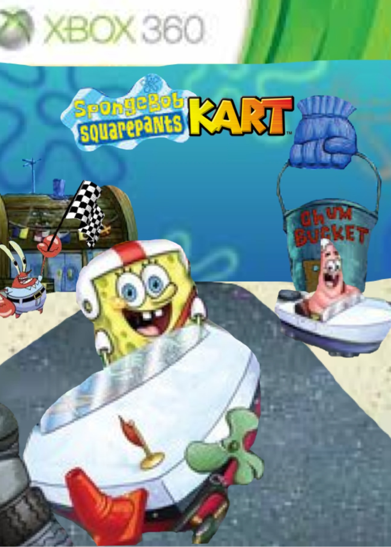 spongebob pc game racing game