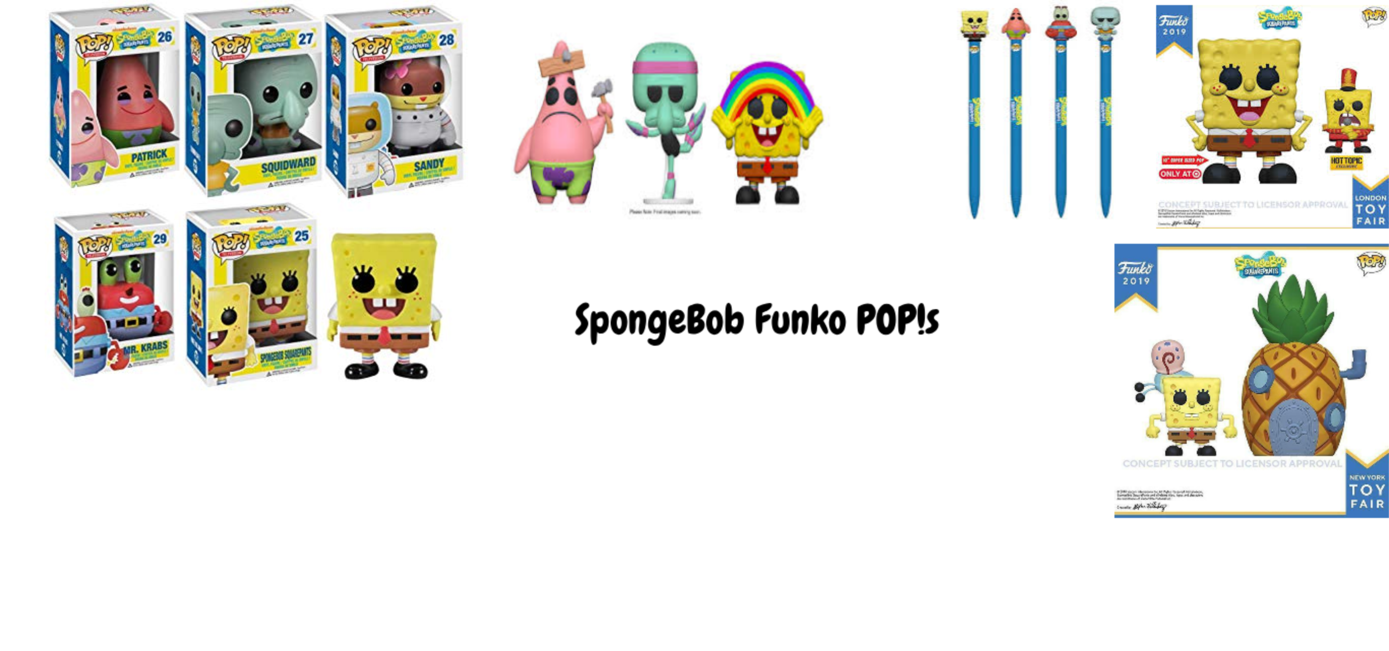 spongebob funko pop list