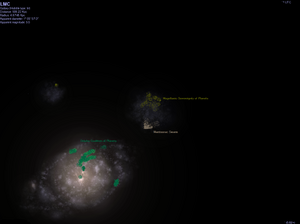 Magellanic map