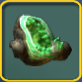 Green geode icon