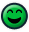 Green face