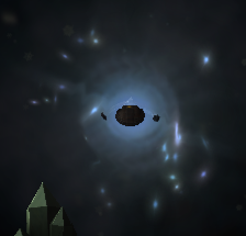 Cloaked ship