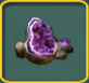 Reddish geode icon