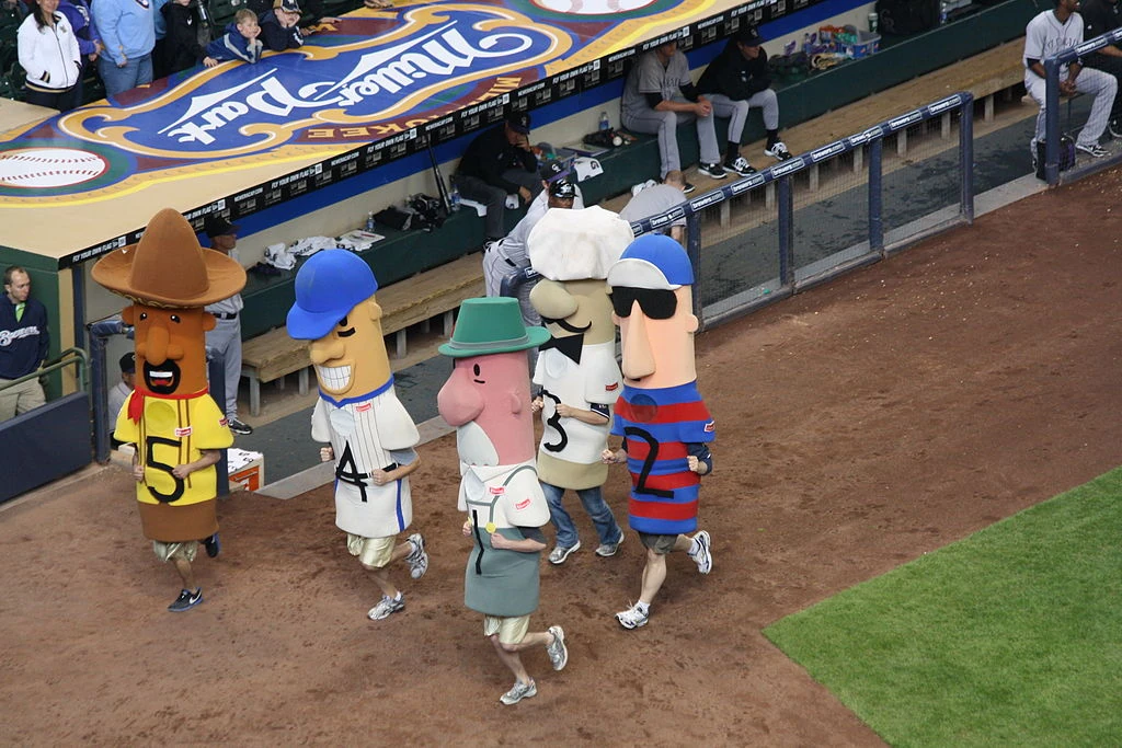 The Sausages (Milwaukee Brewers) SportsMascots Wikia FANDOM powered