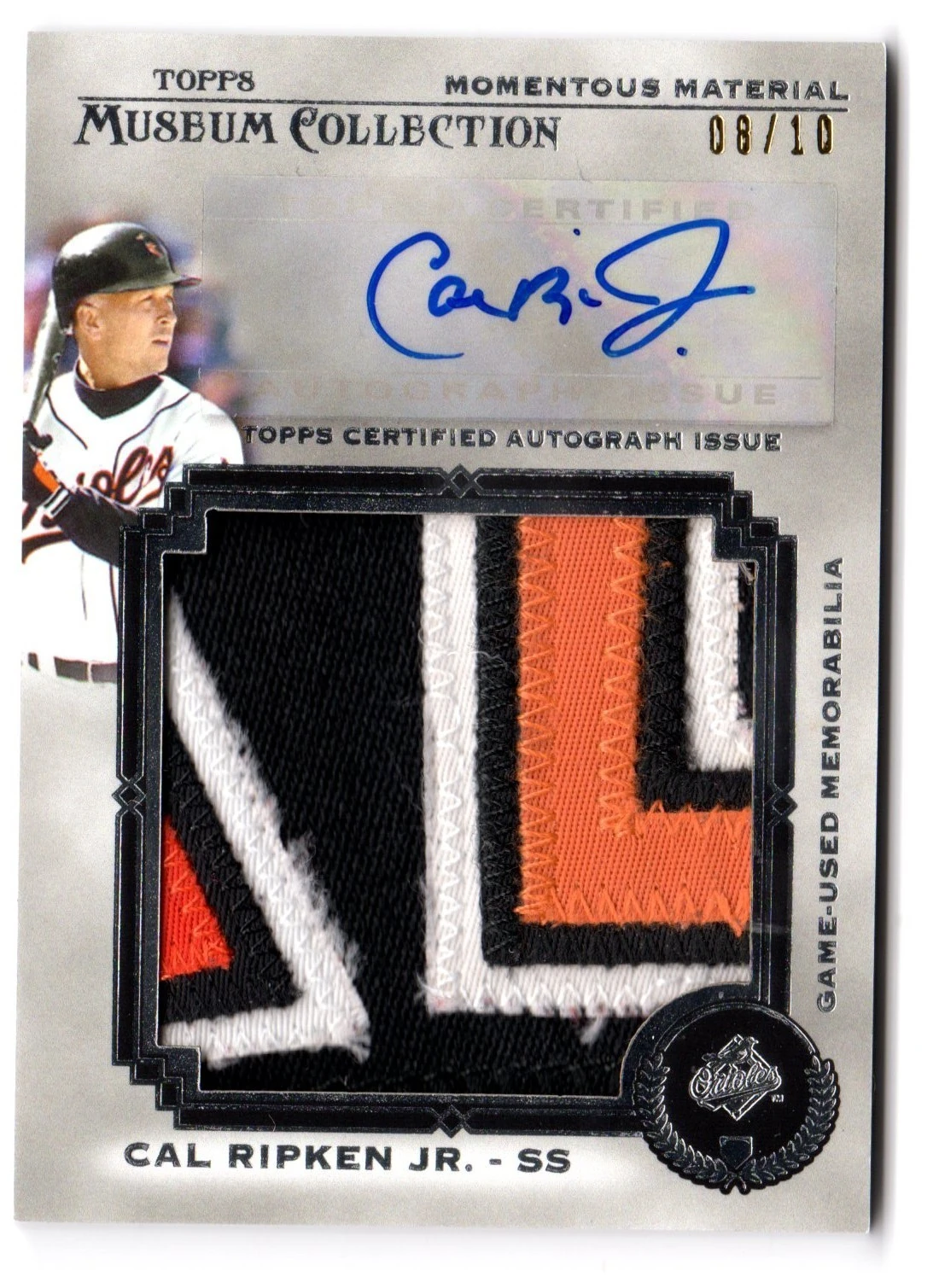 Image 2013 Topps Museum Momentous Patch AU CR2.JPG Baseball Cards