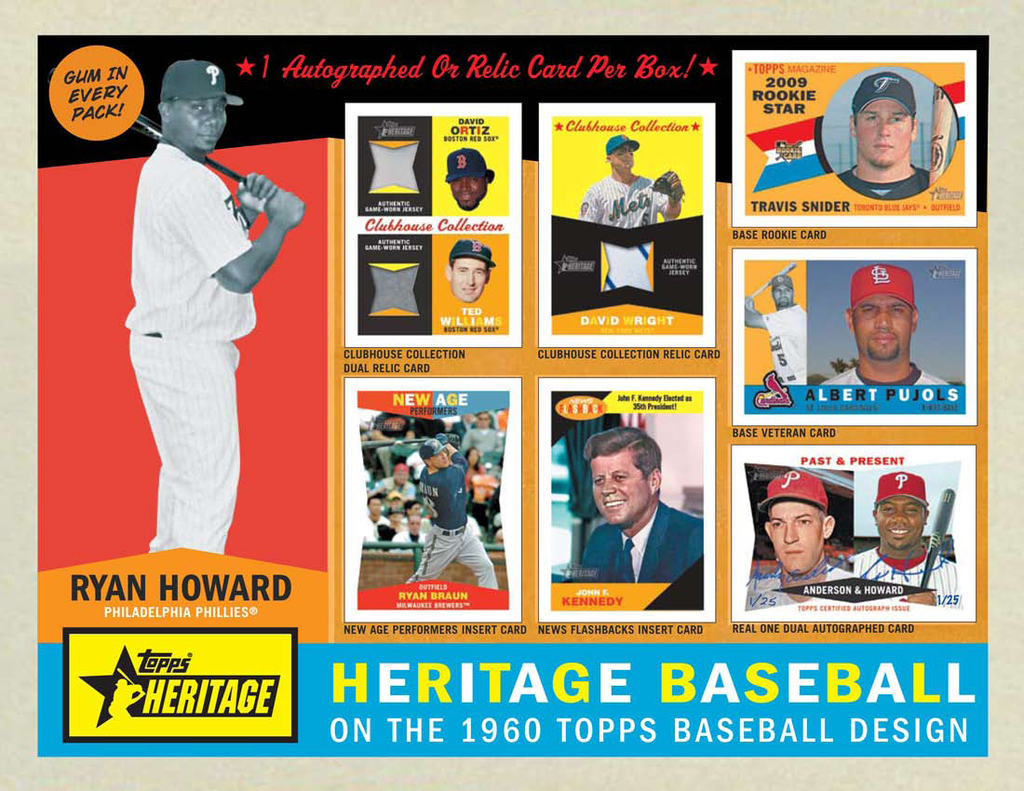 2009 Topps Heritage Baseball Cards Wiki Fandom