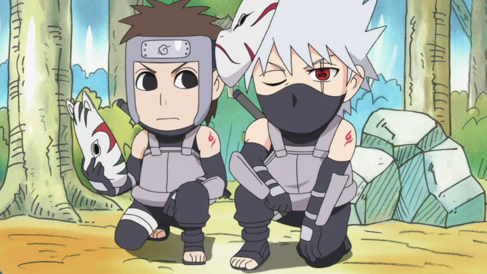 Image - Kakashi and Yamato as ANBU.png | Rock Lee's Springtime of Youth