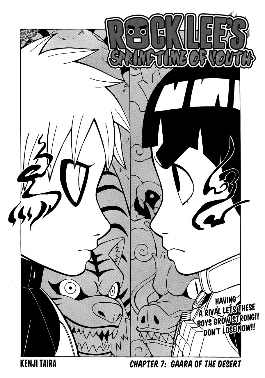 Gaara of the Sand (chapter) | Rock Lee's Springtime of ...