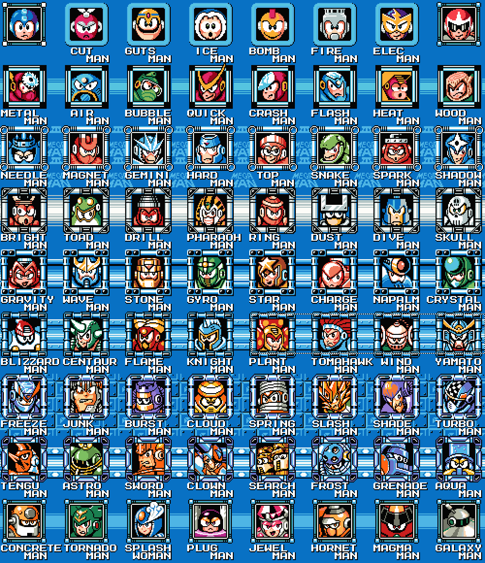 megaman 8 bit bosses sprite stitch wiki fandom powered by wikia