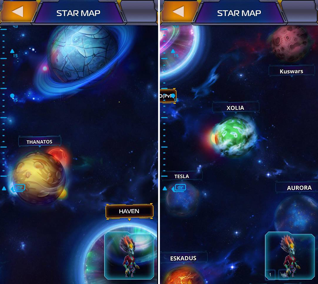 pc game star map screen