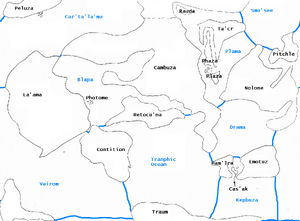 Map ContinentsOceans