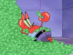 Mr krabs money