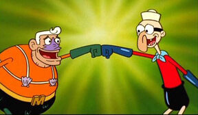 MermaidMan i Barnacleboy