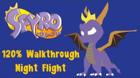 spyro dragon walkthrough flight night wikia
