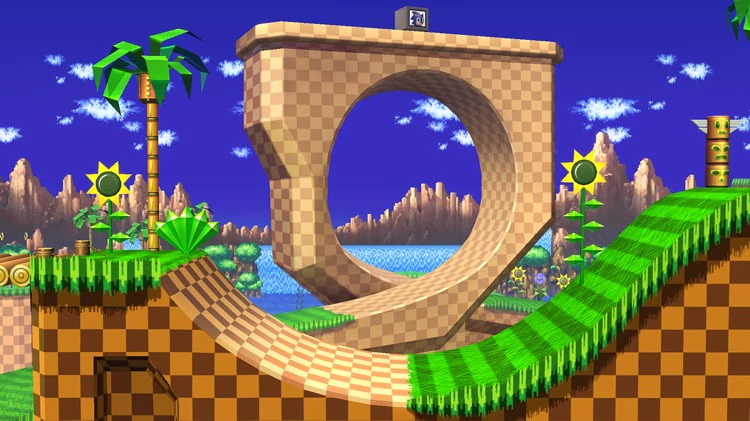 Фон green hill zone