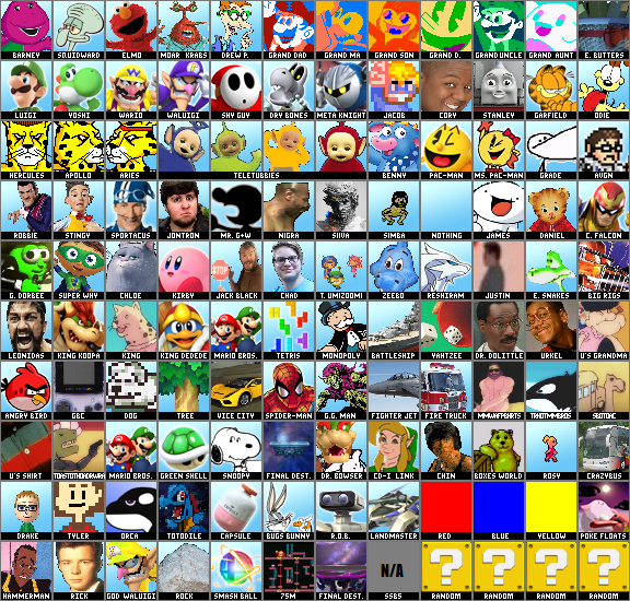 User Blogjustjacobgamersuper Smash Bros 5 Roster Leak - 