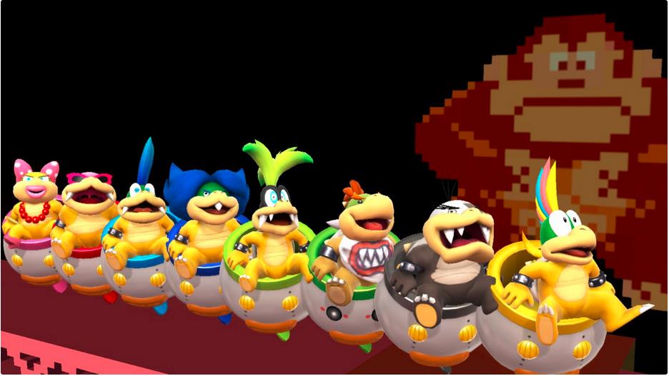 bowser jr and the koopalings smash bros