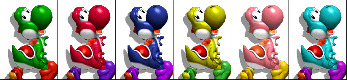 YoshiColorsMelee