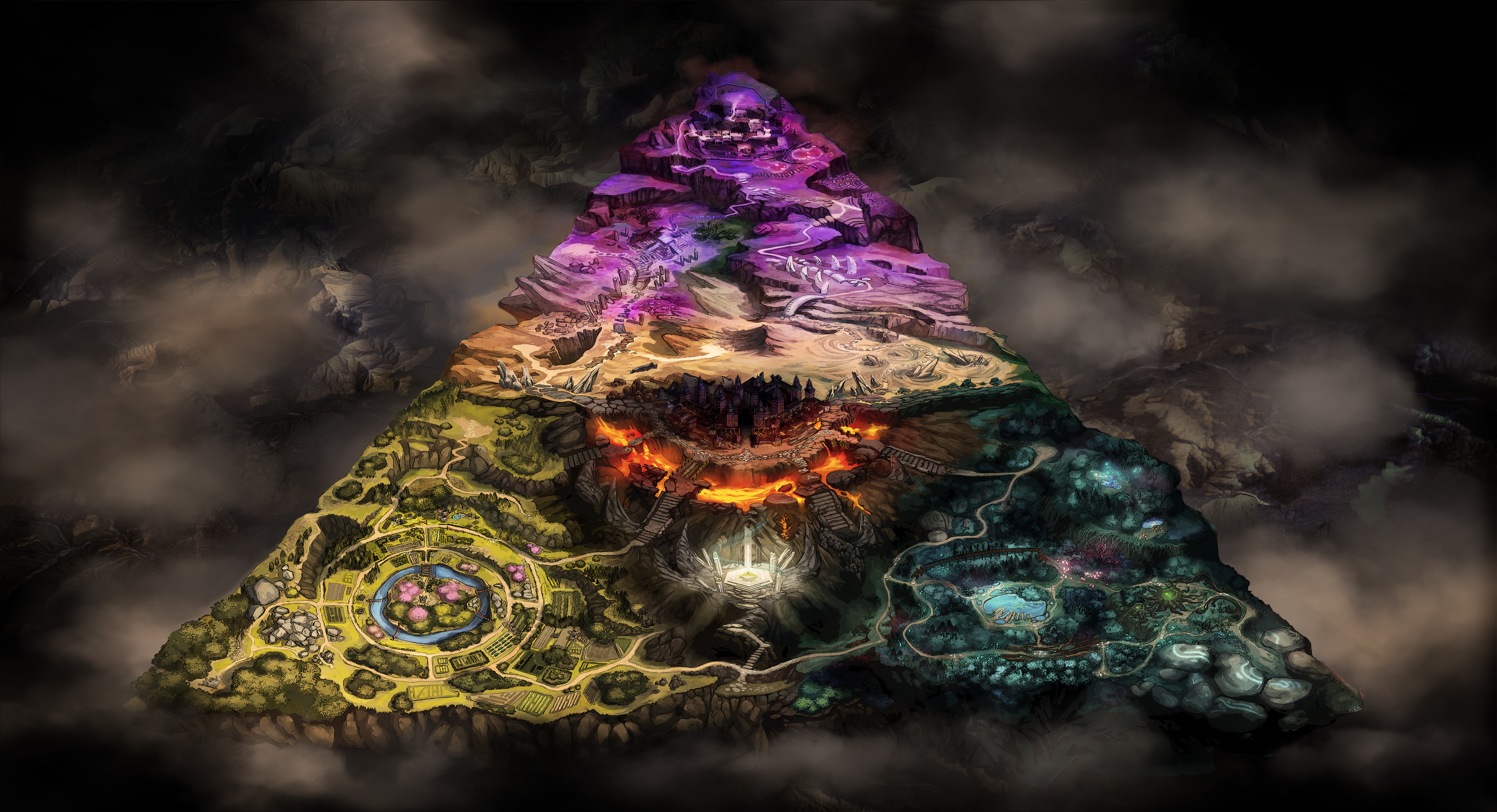 smash bros ultimate map world of darkness