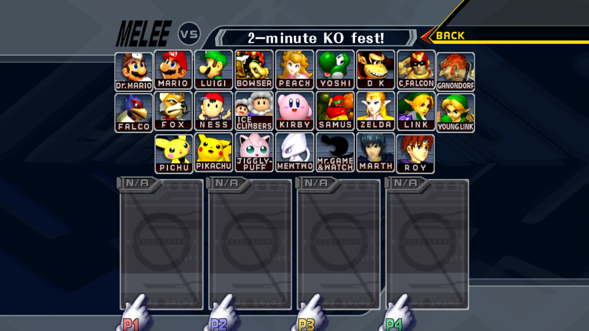 Image SSBM Roster png Smashpedia FANDOM Powered By Wikia