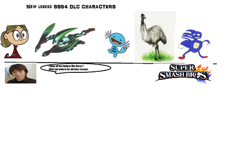 New leaked ssb4 characters by shane.