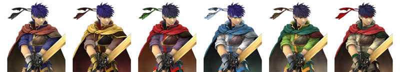 Paleta de colores de Ike SSBB