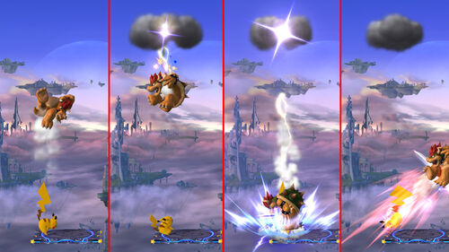 Cambios al Trueno de Pikachu SSB4 (Wii U)
