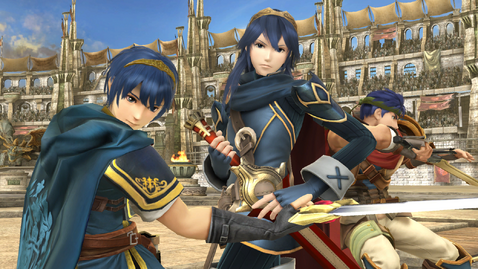 Créditos Modo Leyendas de la lucha Lucina SSB4 (Wii U)