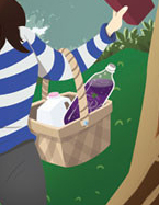 Stacy's grape soda