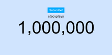 Stacyplays 1 million subscribers