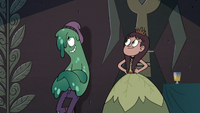 S3E24 Slime Monster leaning on a wall