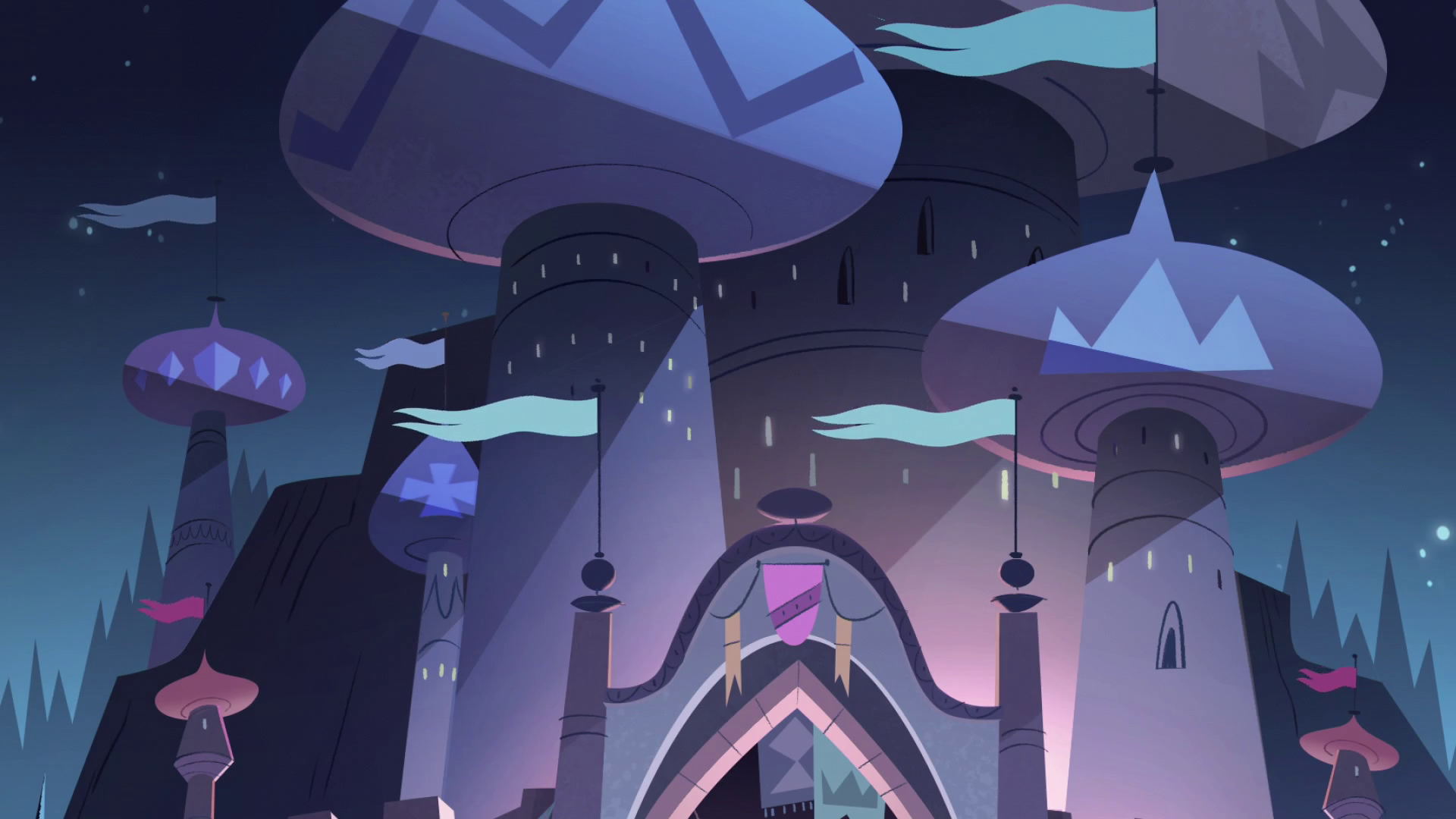 Image - S2E40 Mewni on the night of Star's Song Day.png | Star vs. the ...