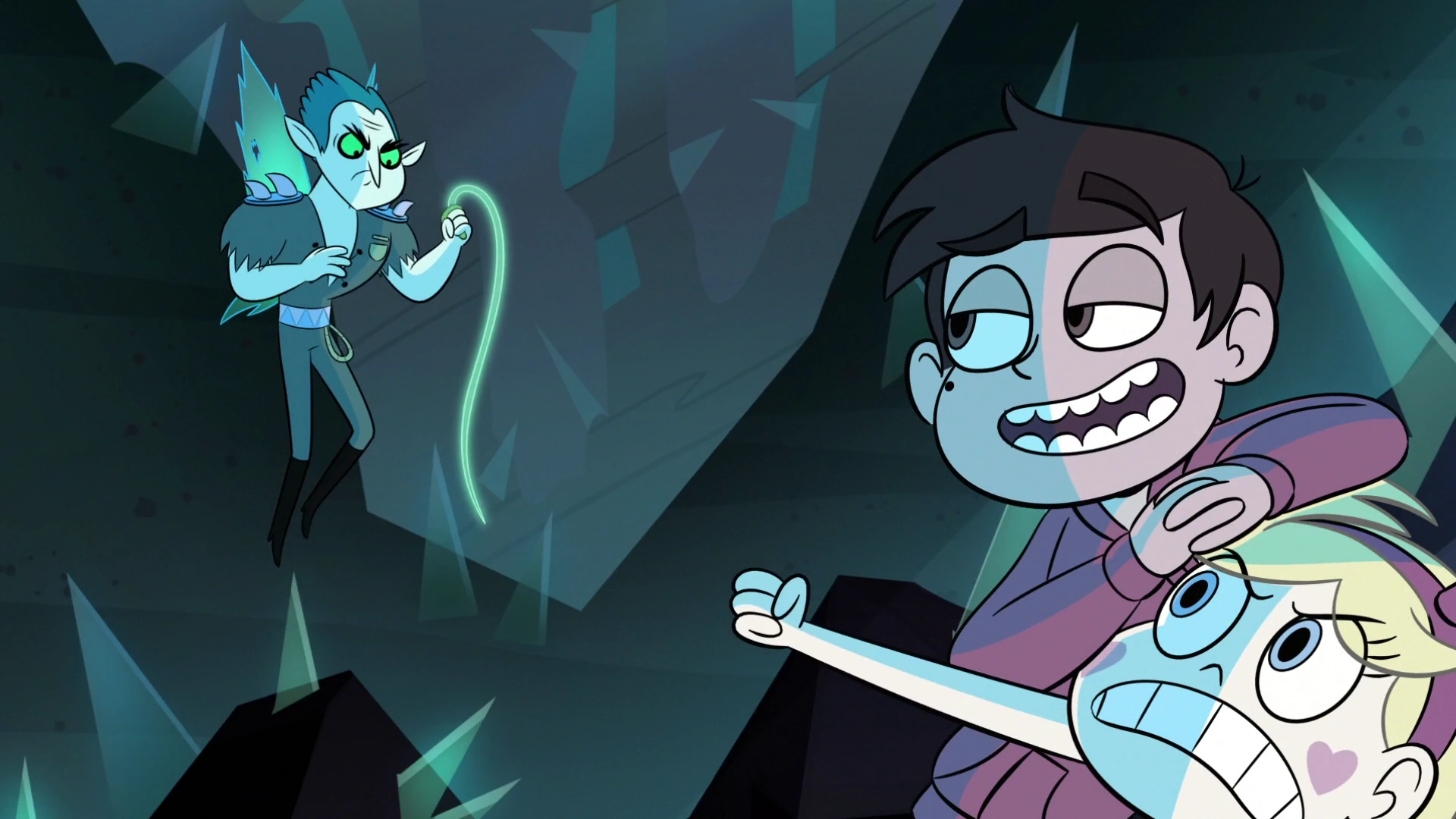 Image S1E12 Star reaching fist out at pixie taskmaster.png Star vs