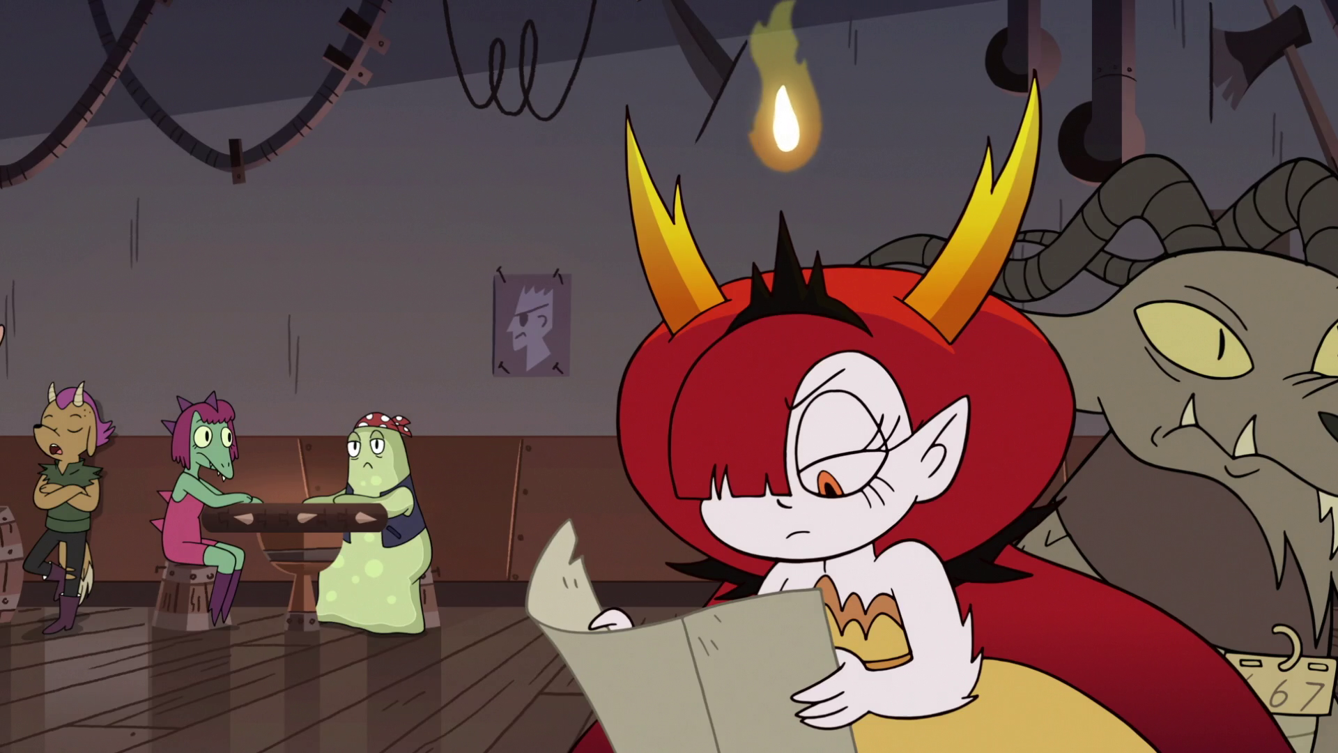 Image S3E22 Hekapoo Looking At Her Portal Mappng Star Vs The
